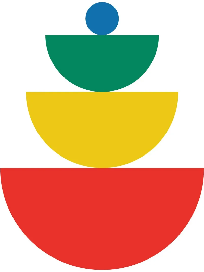 Bauhaus Arcs Hahnemühle von Family Bauhaus Art