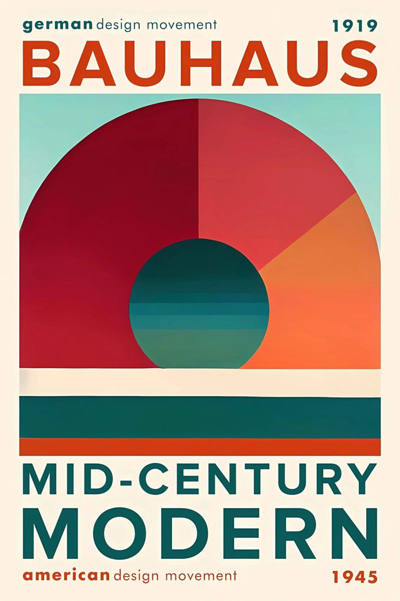 Bauhaus poster de Chaya Wilkinson