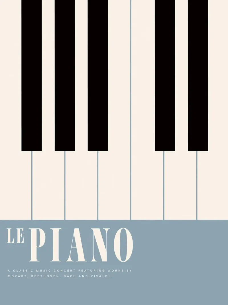 Le Piano poster da fiona shop
