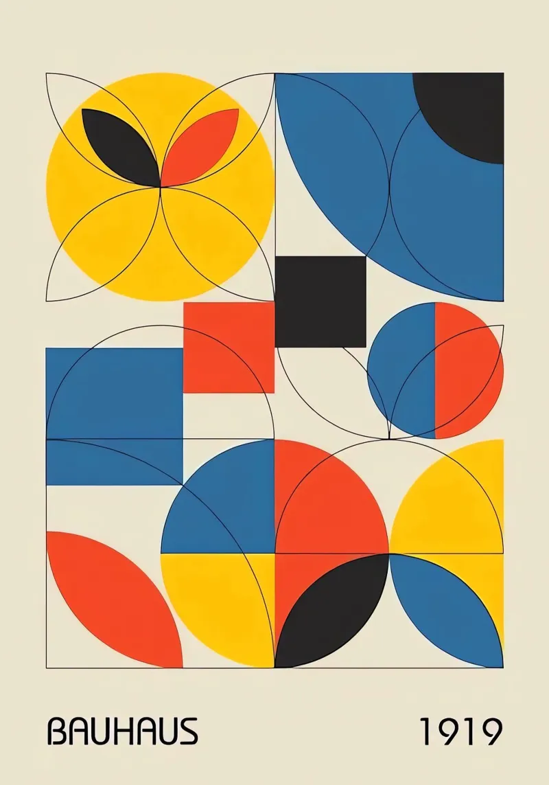 Bauhaus lámina retroiluminada de Brooke