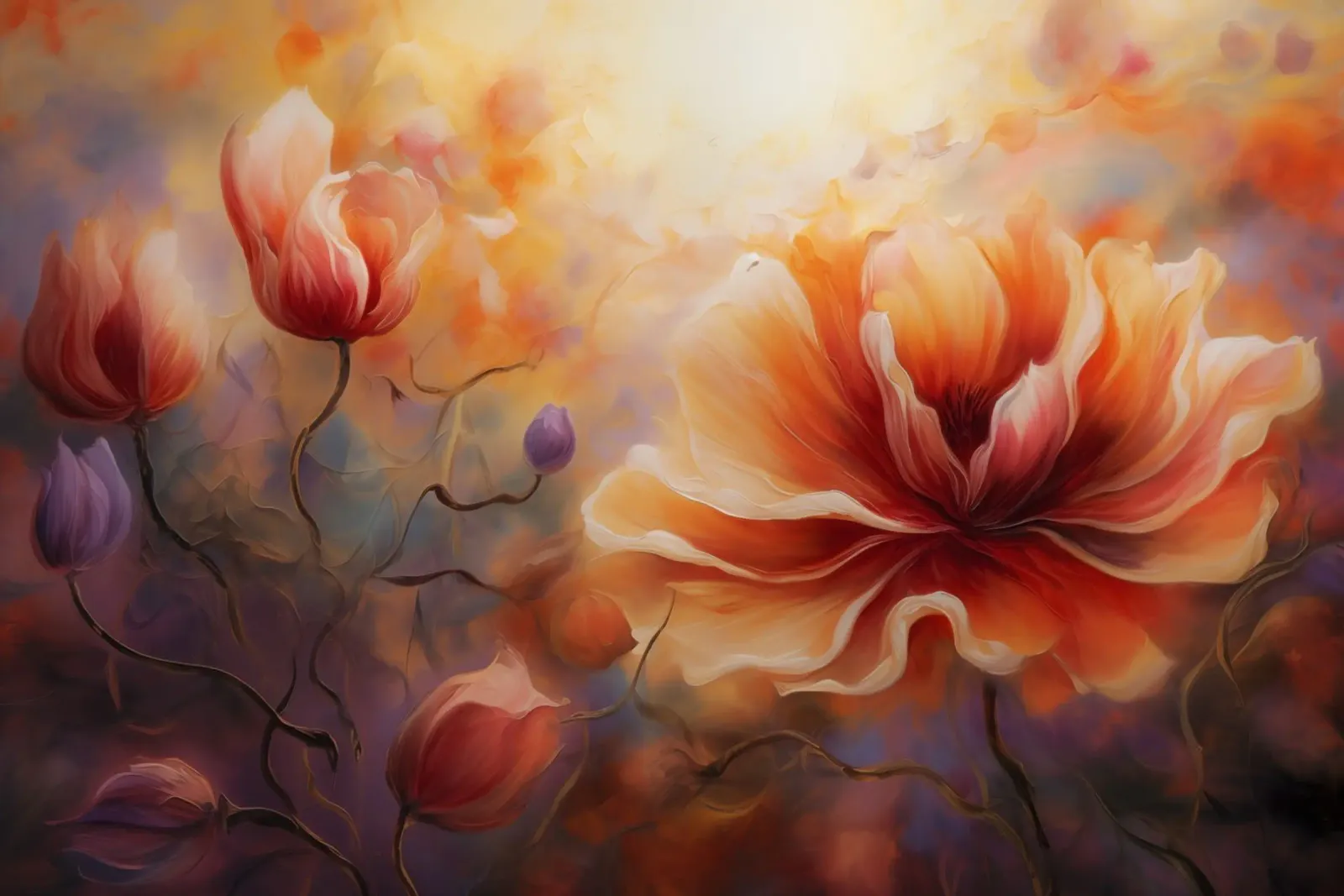 Muurkunst van Imagine canvas met Baklijst van Imagine