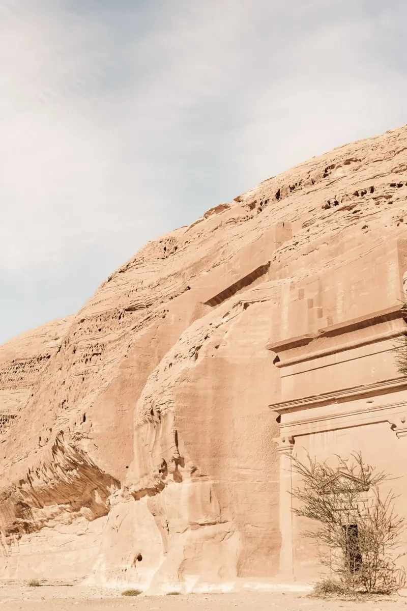 Tomb in Madain Saleh acrylic glass by photolovers