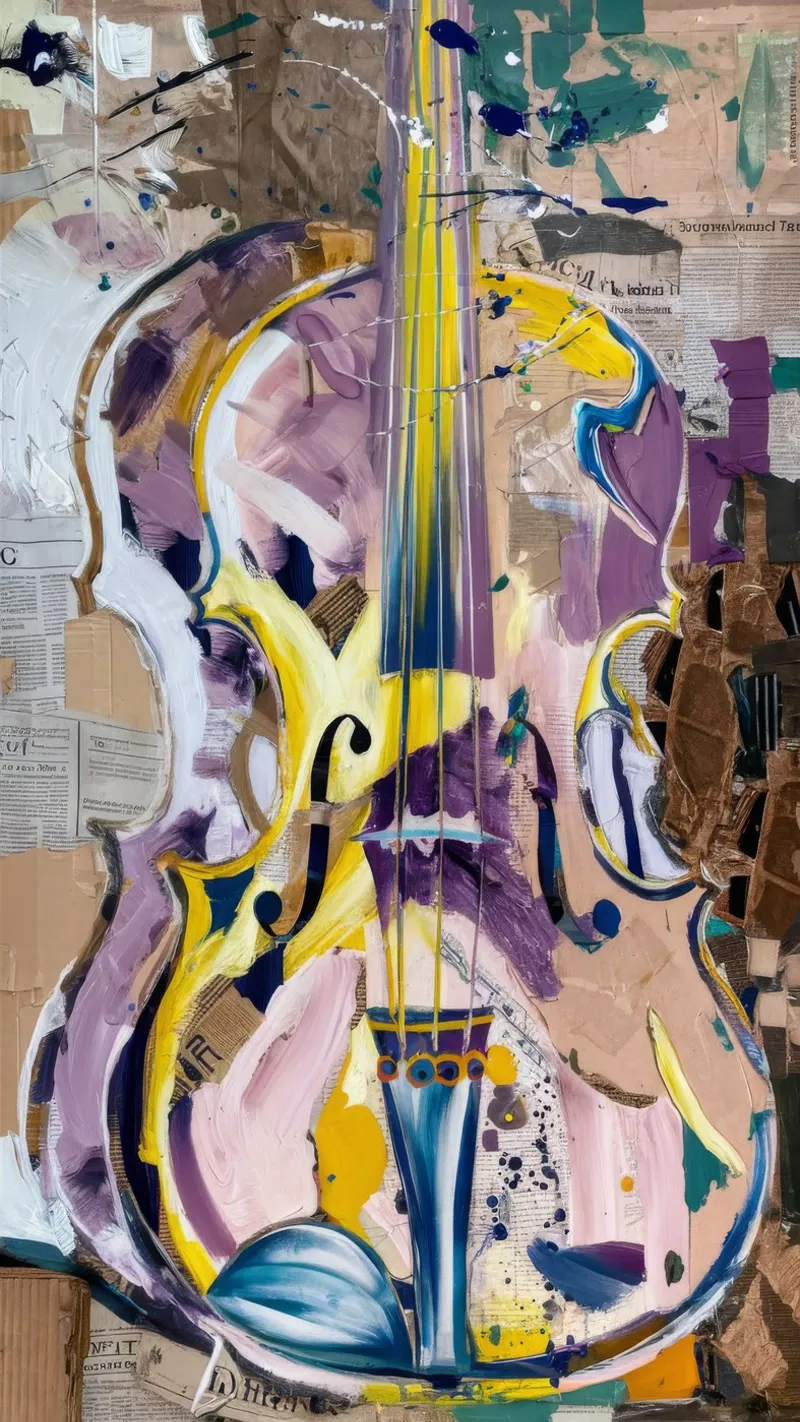 Graffiti Violin Harmony pellicola backlit da Dream Spectrum