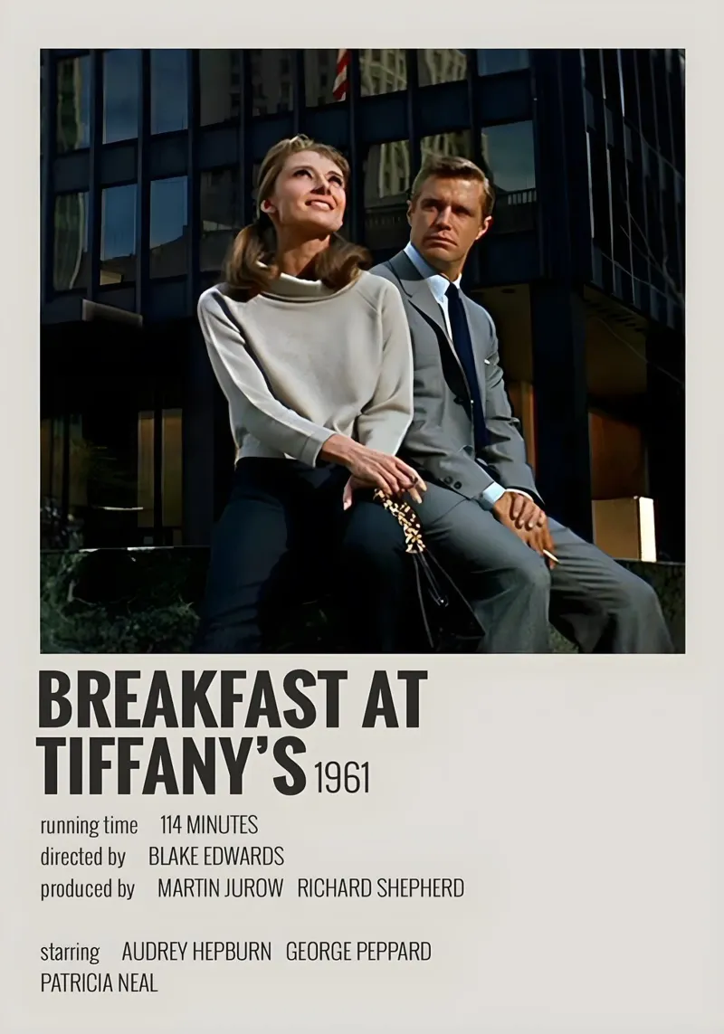 BREAKFAST AT TIFFANY'S 1961 pellicola backlit da MVFminimalist
