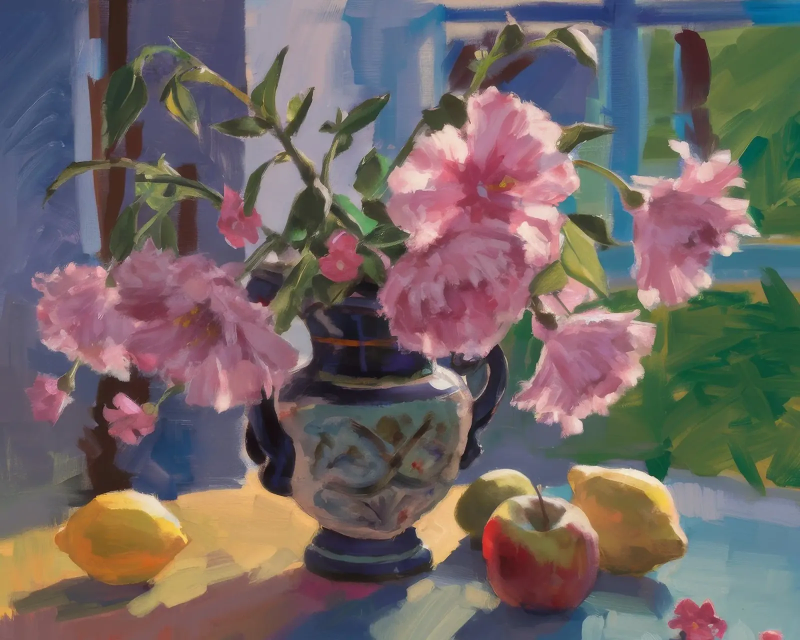 Luce da finestra Peony plexiglass da Celestial Harmony