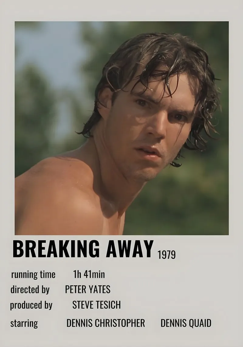 BREAKING AWAY 1979 pellicola backlit da MVFminimalist