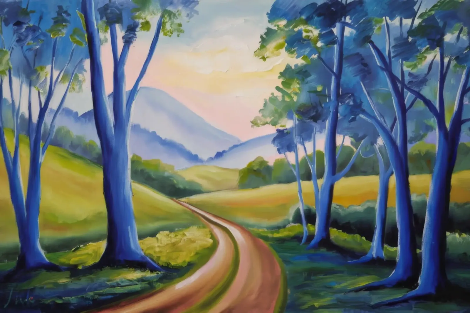 Twilight Path Journey canvas by Dream Spectrum