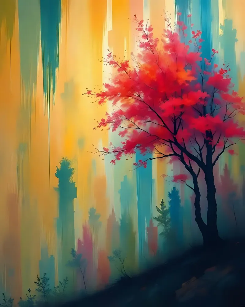 Albero_di_pittura_2 pellicola backlit da Farb- und Blütenzauber by LK
