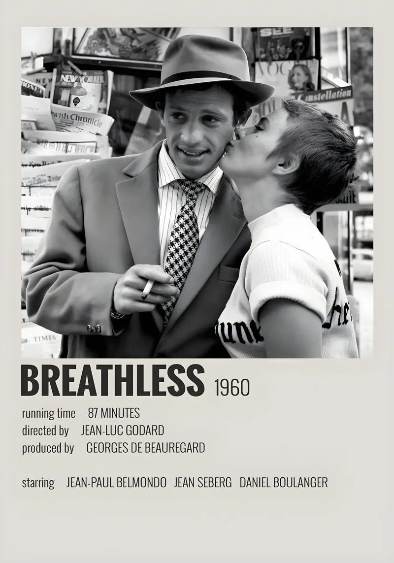 BREATHLESS 1960 pellicola backlit da MVFminimalist