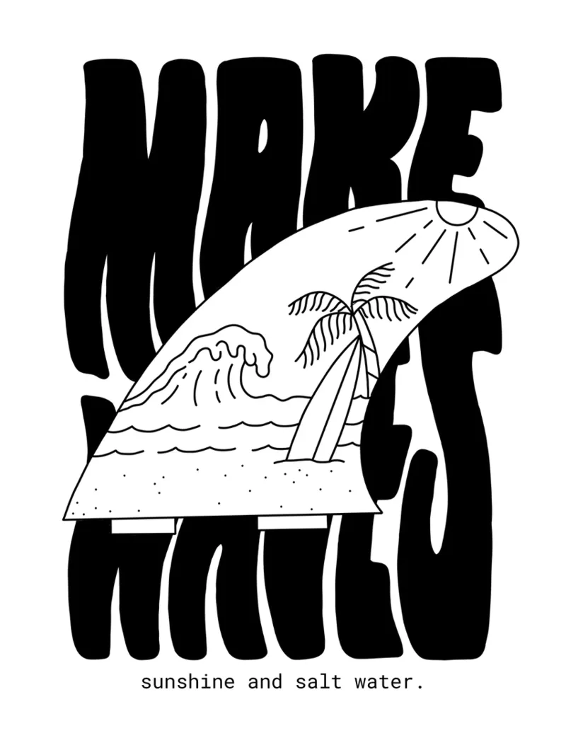 Make Waves plexiglass da byh.illustration