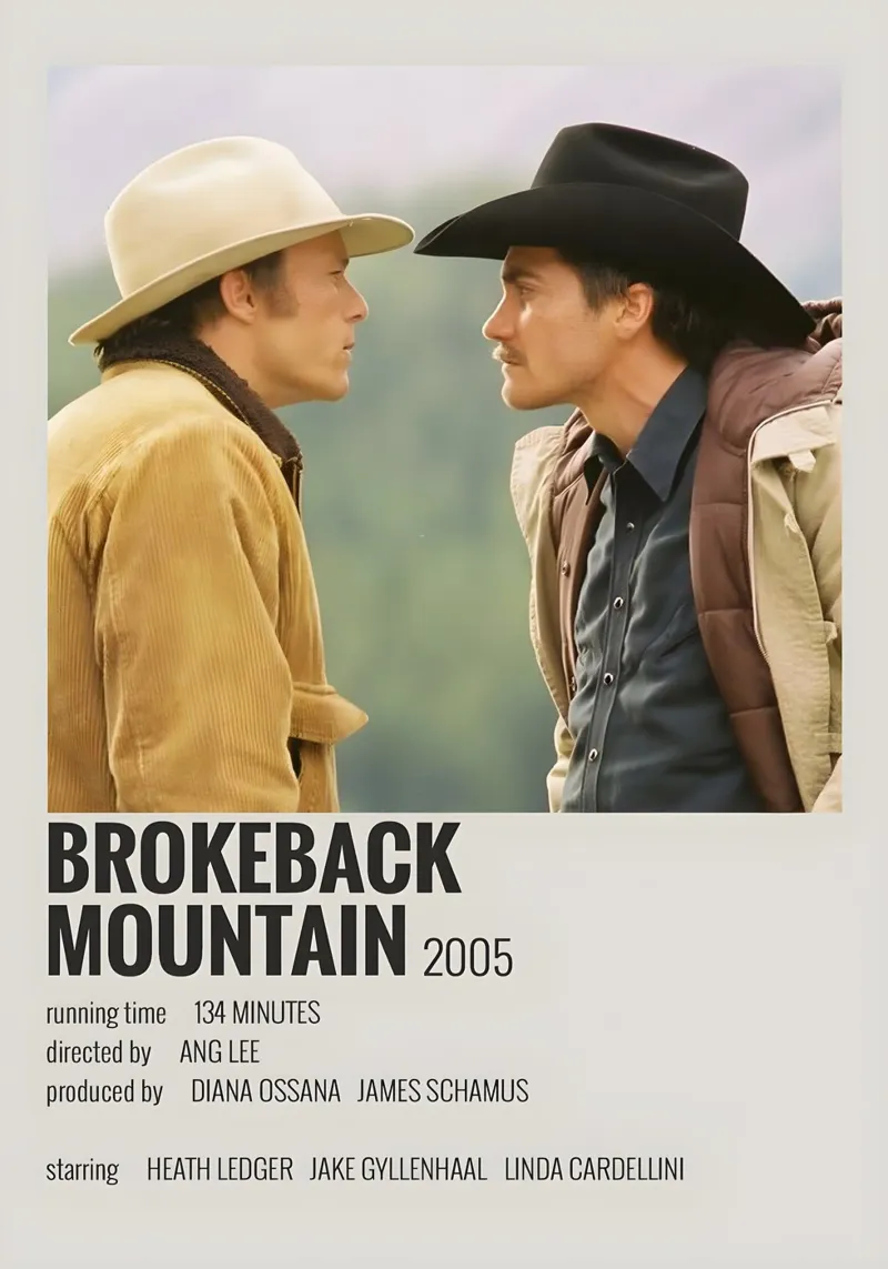 BROKEBACK MOUNTAIN 2005 pellicola backlit da MVFminimalist