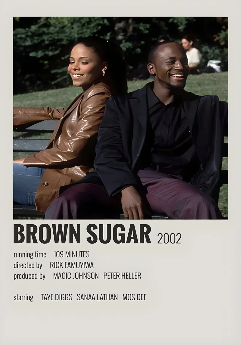 BROWN SUGAR 2002 poster da MVFminimalist
