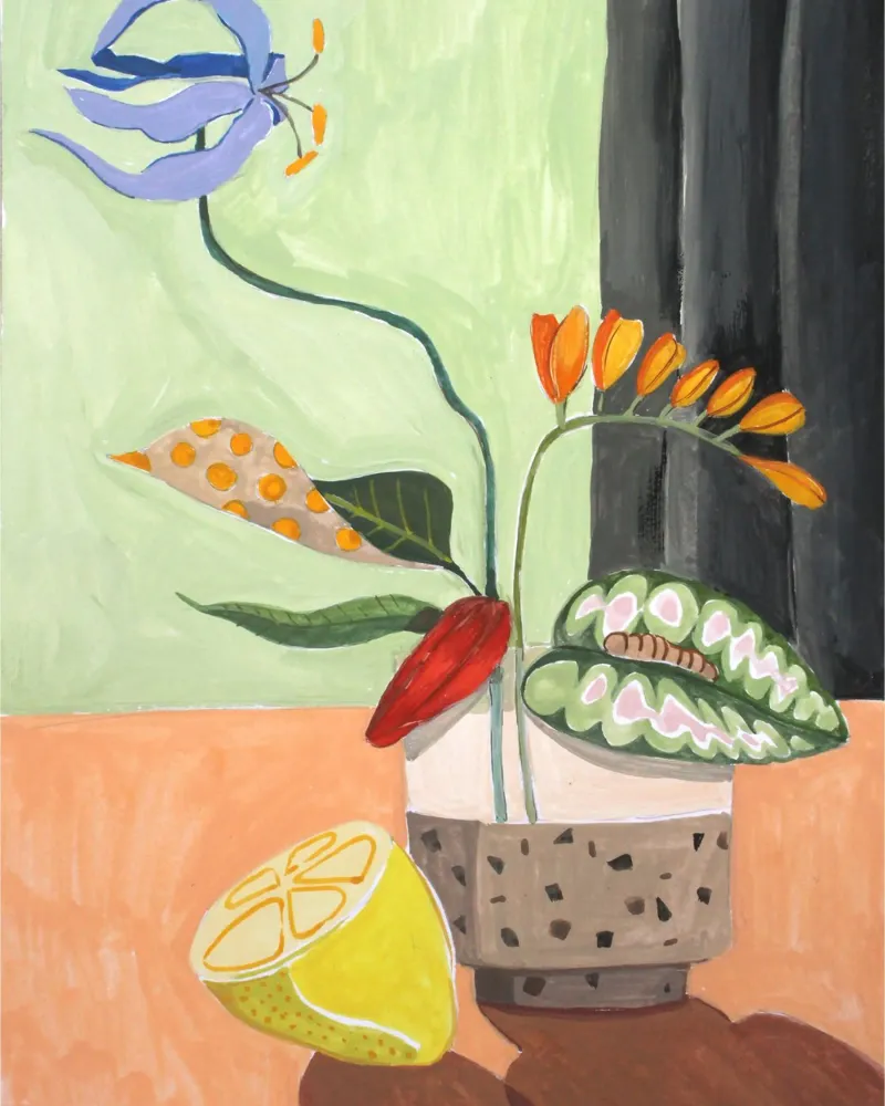 Ikebana pellicola backlit da Arty Guava