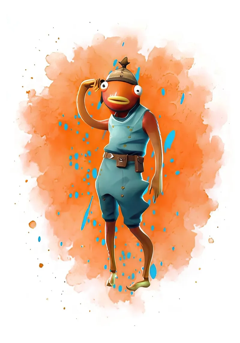 Fishstick Fortnite poster da NextPixel