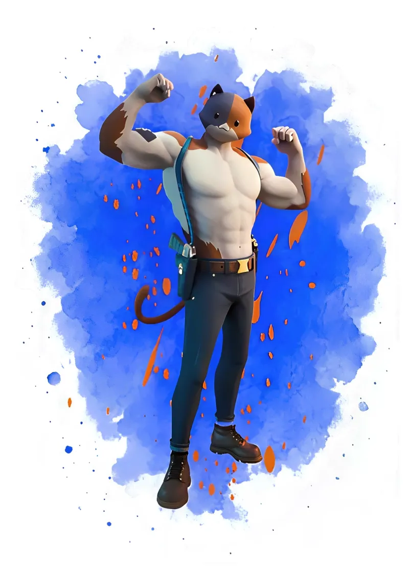 Meowscles Fortnite poster da NextPixel