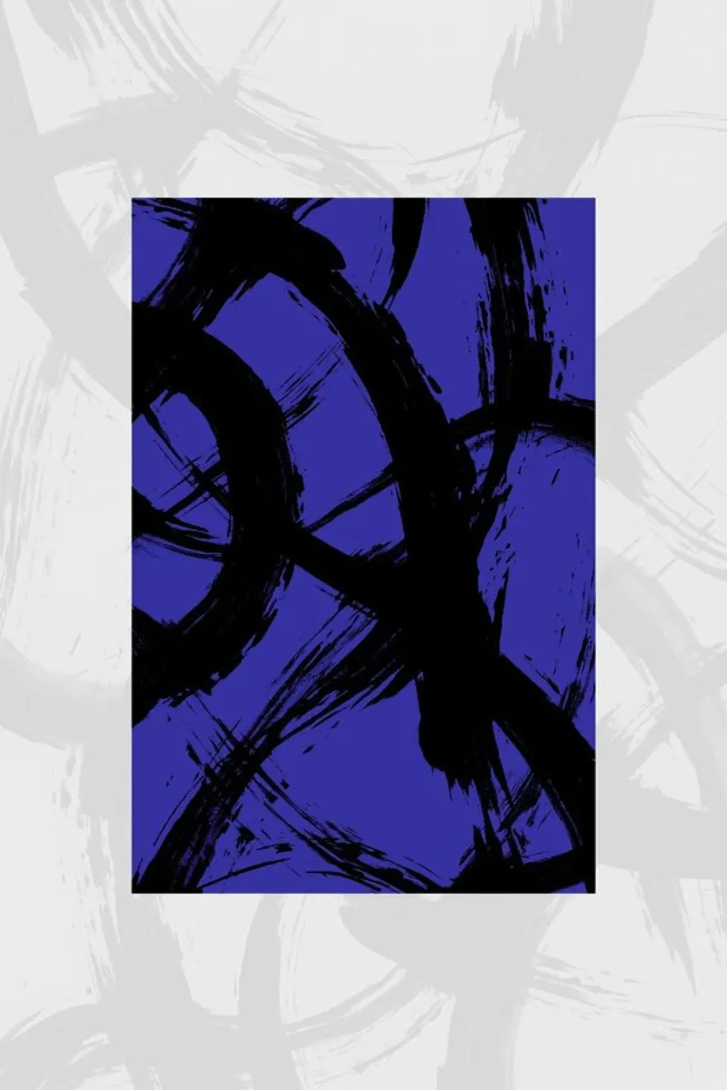 Abstract Brush Strokes 98Y carta hahnemühle da Mareike Böhmer