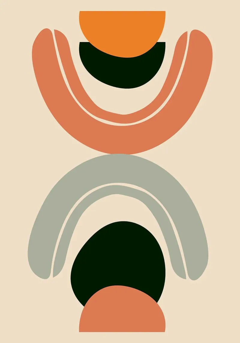 semicerchi archi forme geometriche carta hahnemühle da Matthew W Smith