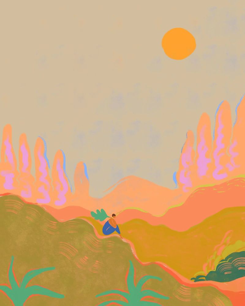 Wide open Spaces Poster von Arty Guava