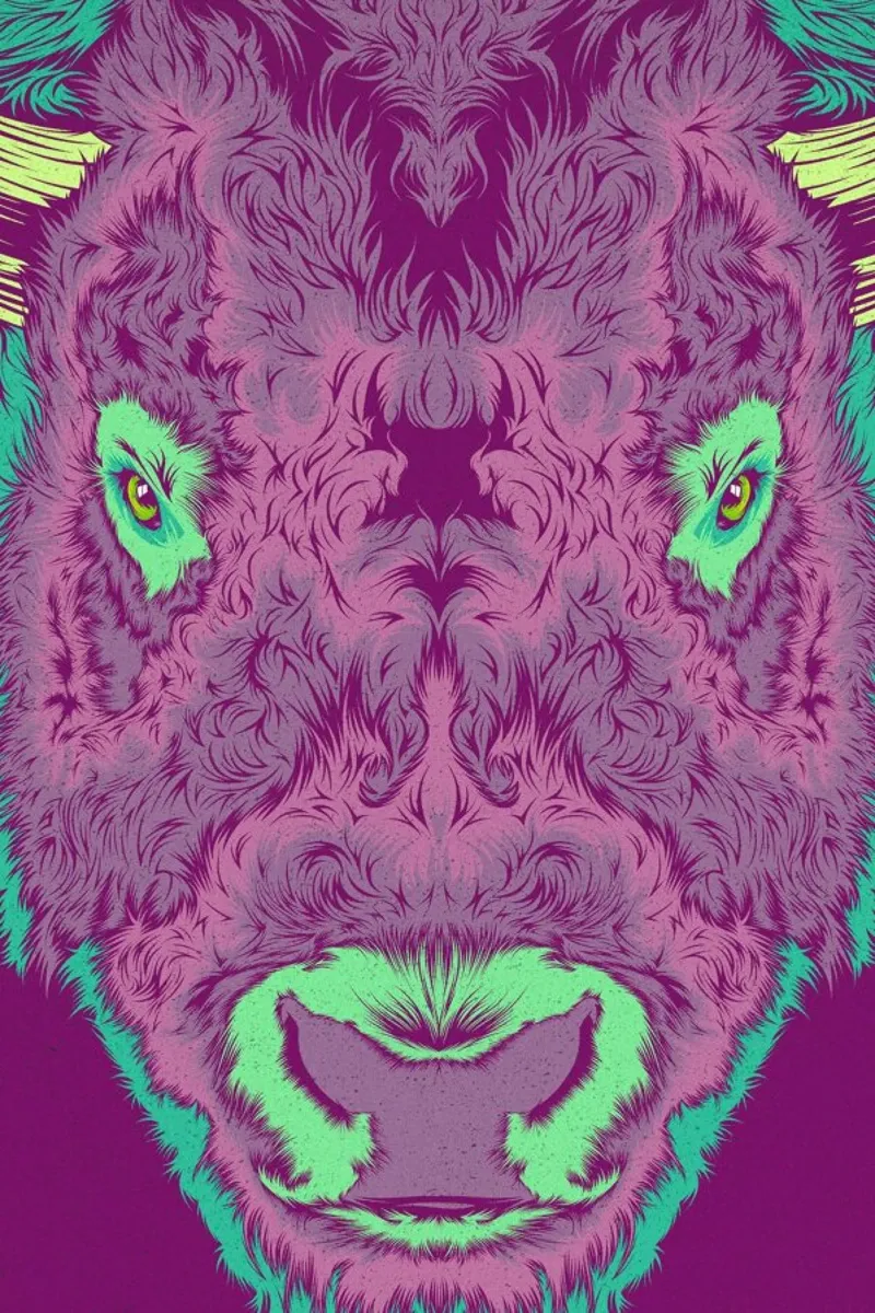 Bison pellicola backlit da Cranio Dsgn