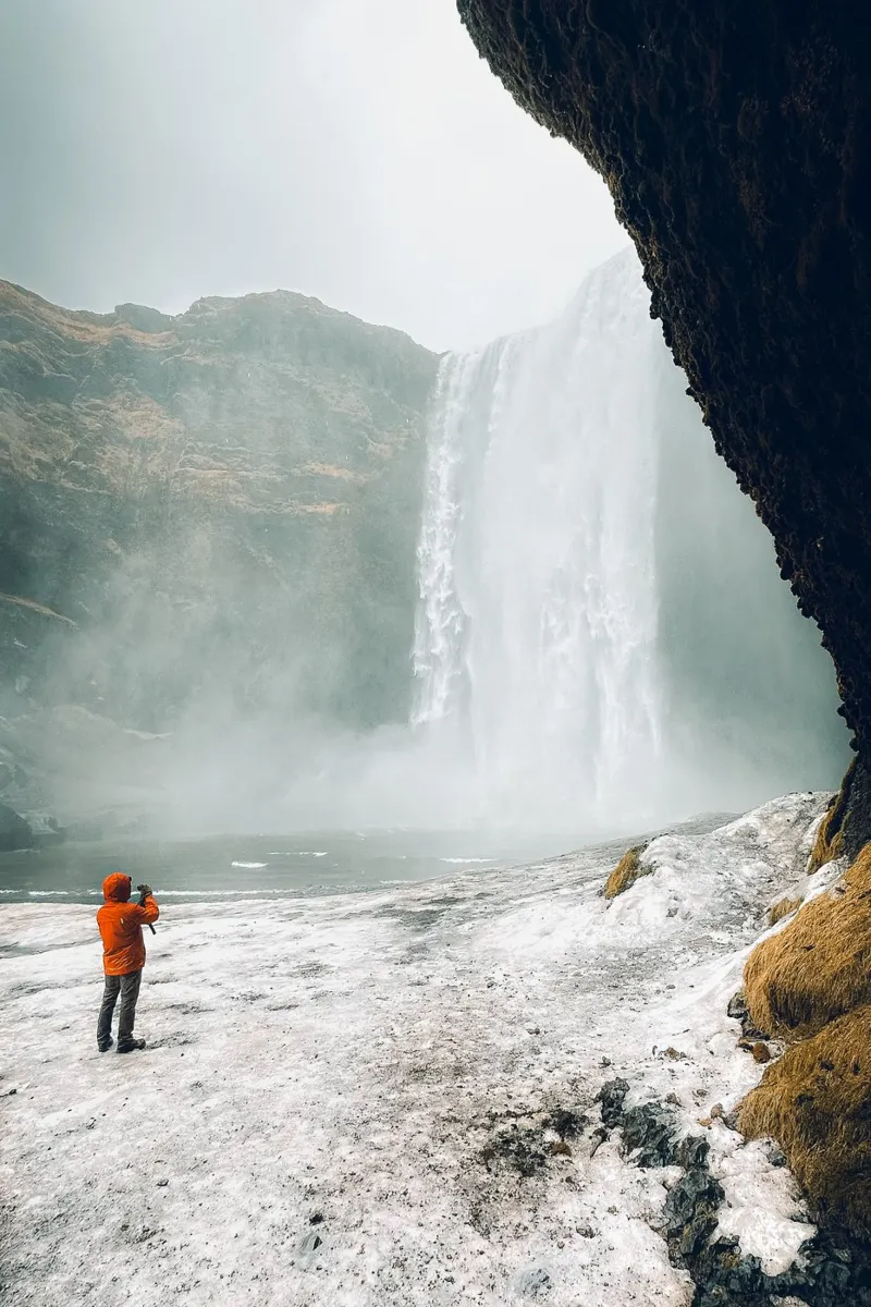 Iceland Waterfall pellicola backlit da Thilo Grøsch