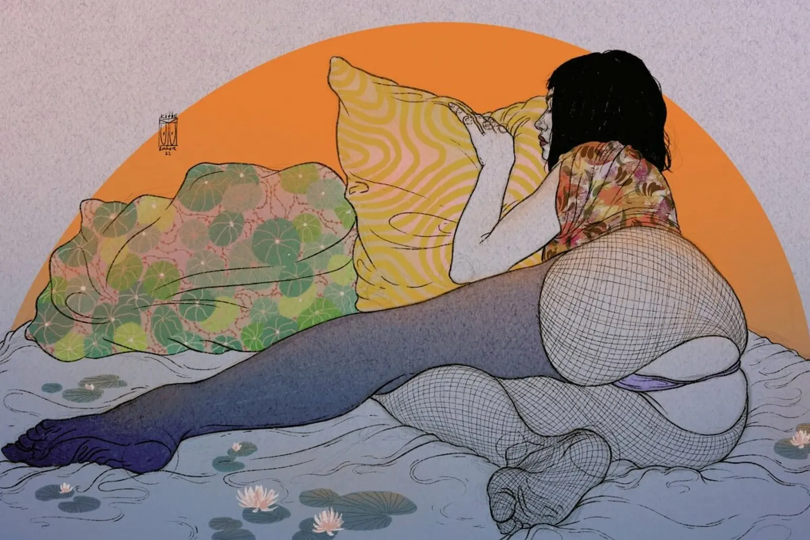 The Sea That Calms Me Down carta hahnemühle da Kaethe Butcher