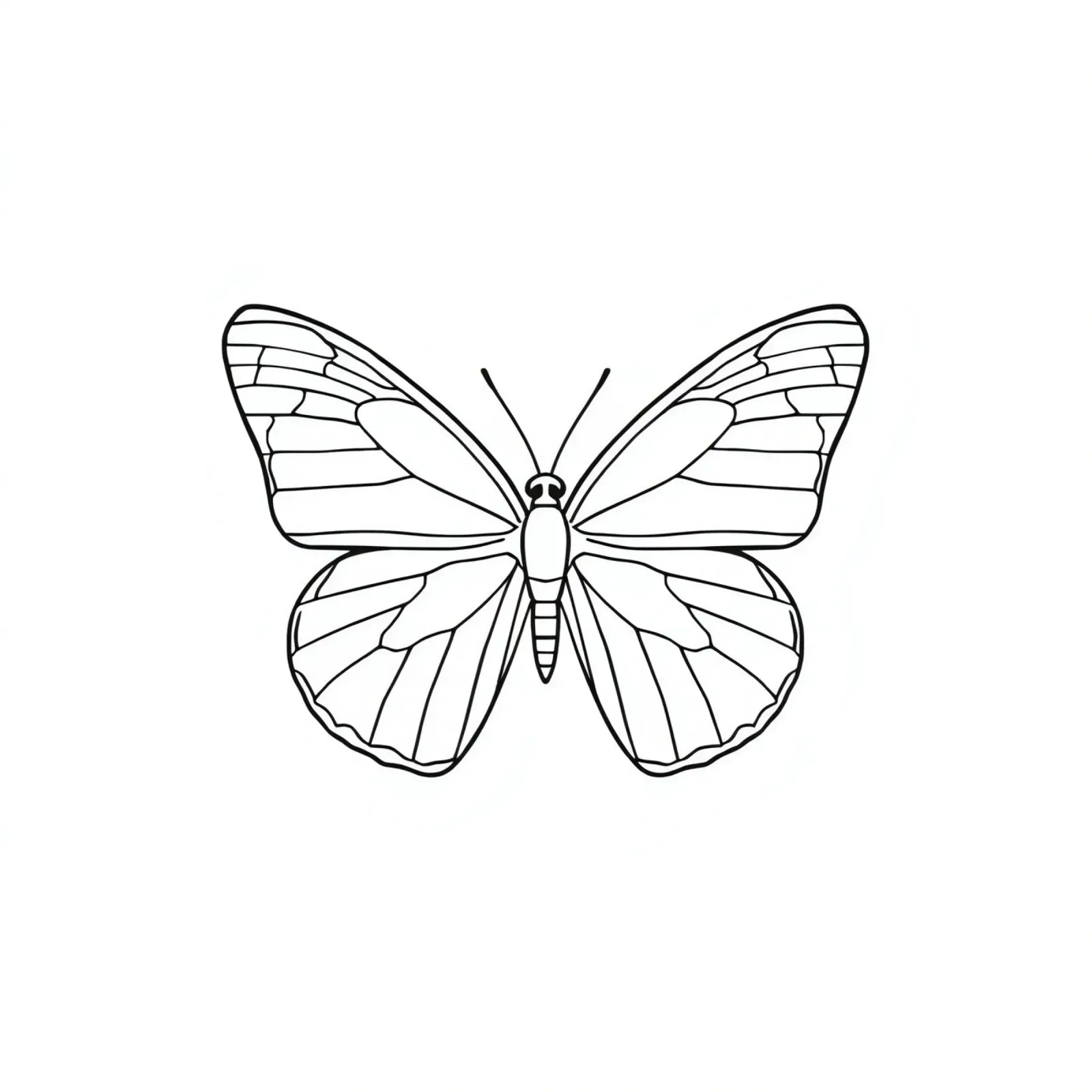 butterfly displaying intricate linework and elegant symmetry canvas by DesignDoodle