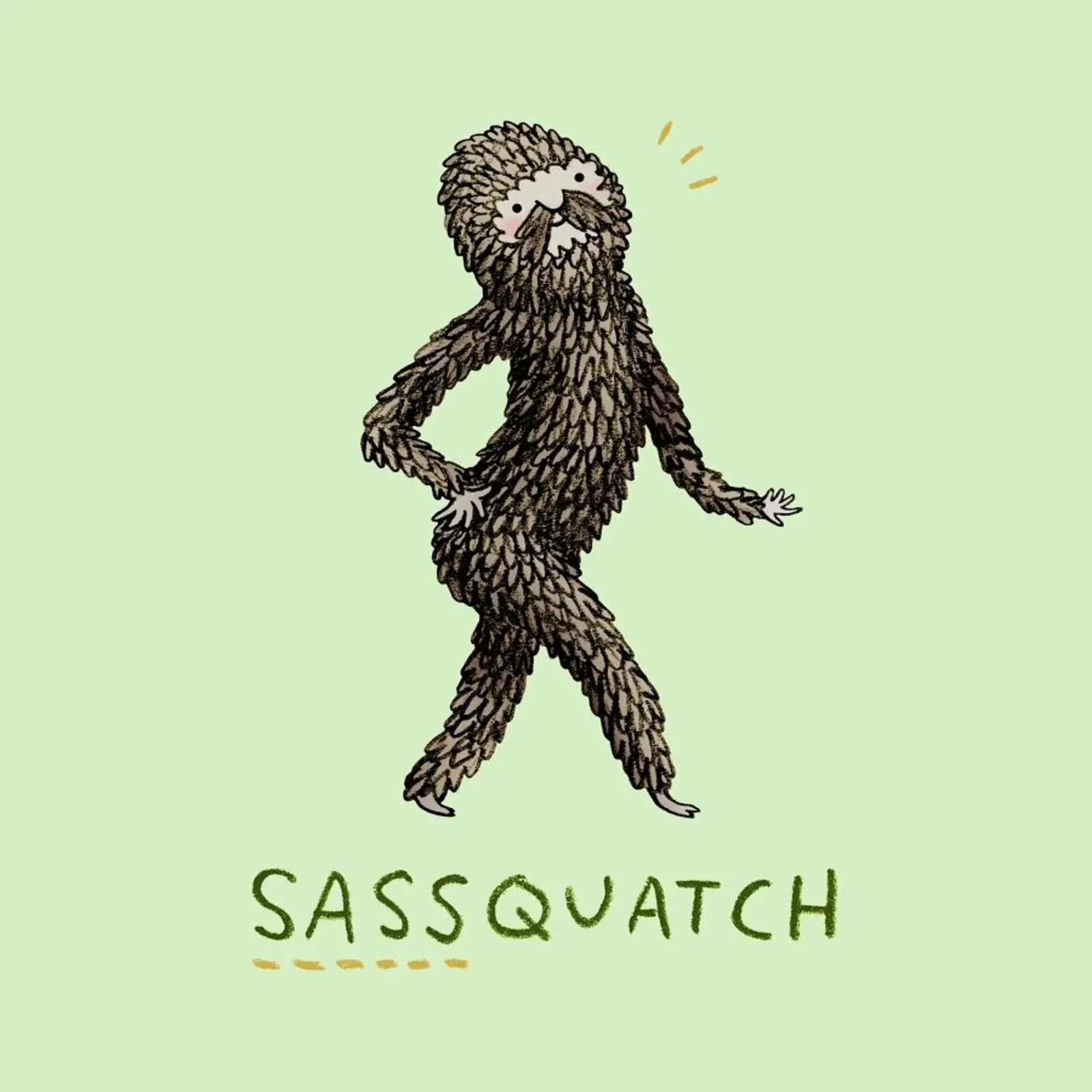 Sassquatch carta hahnemühle da Sophie Corrigan