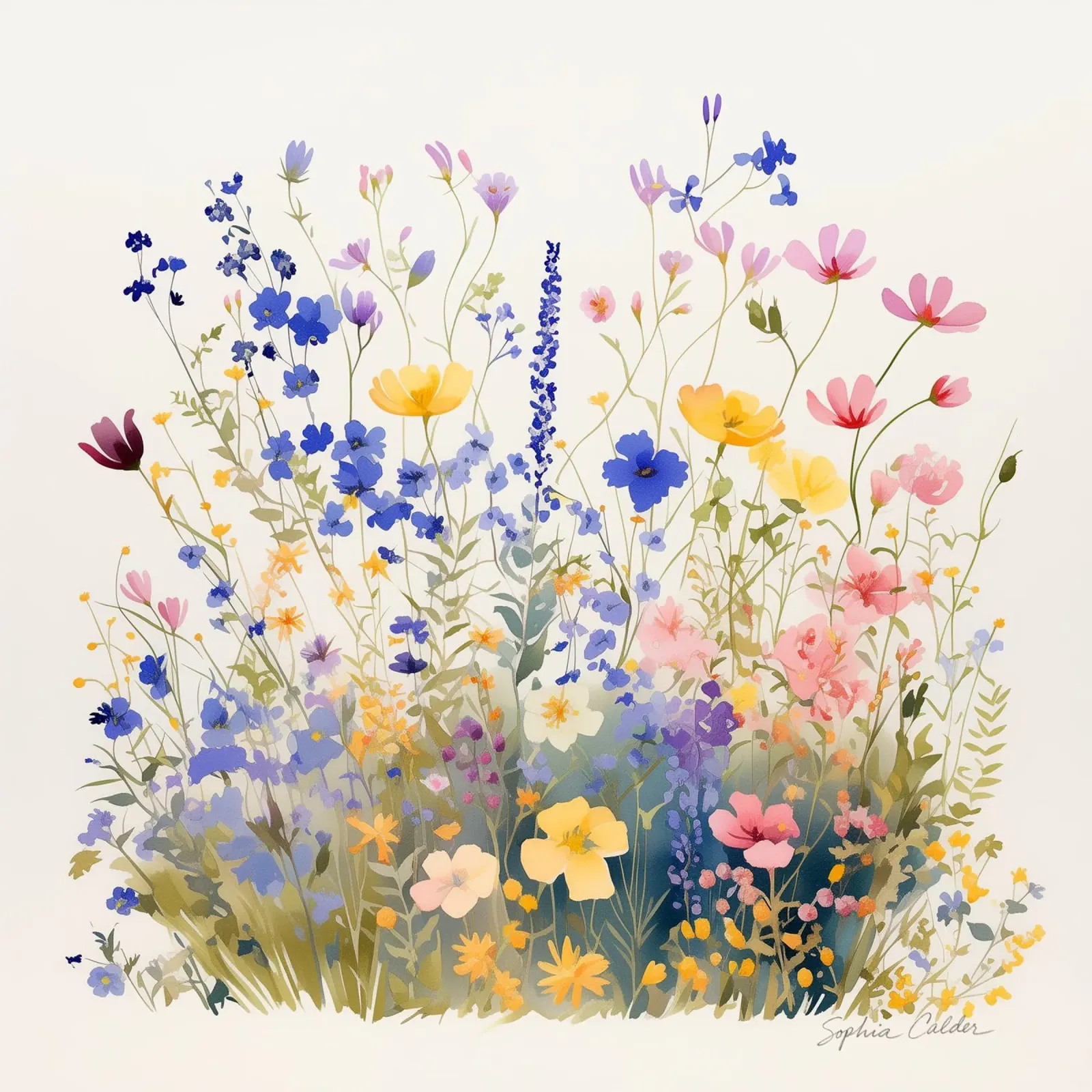 Coro di fiori carta hahnemühle da Sophia Calder Studio