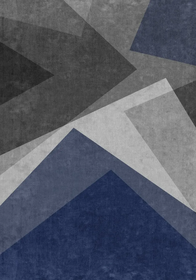 overlapping geometric abstract art pannello forex da vintageshop