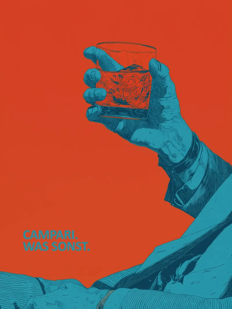 Campari | What else canvas with Floater frame by Autofocus