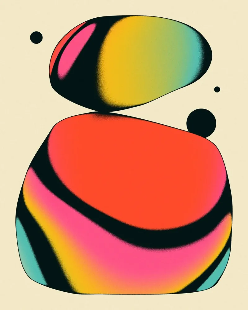 FRUTTA ELETTRICA 1 poster con telaio in legno da Jazzberry Blue