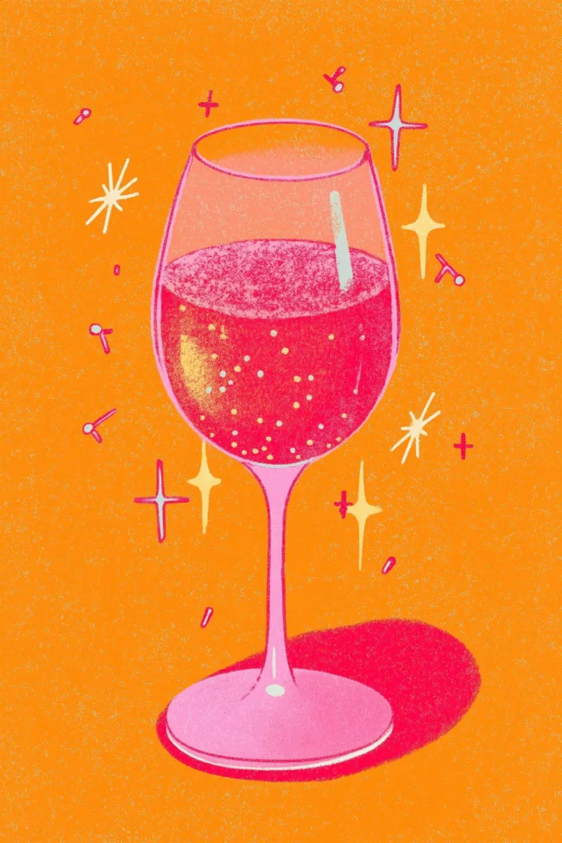 Champagne rosa carta hahnemühle da Art Center