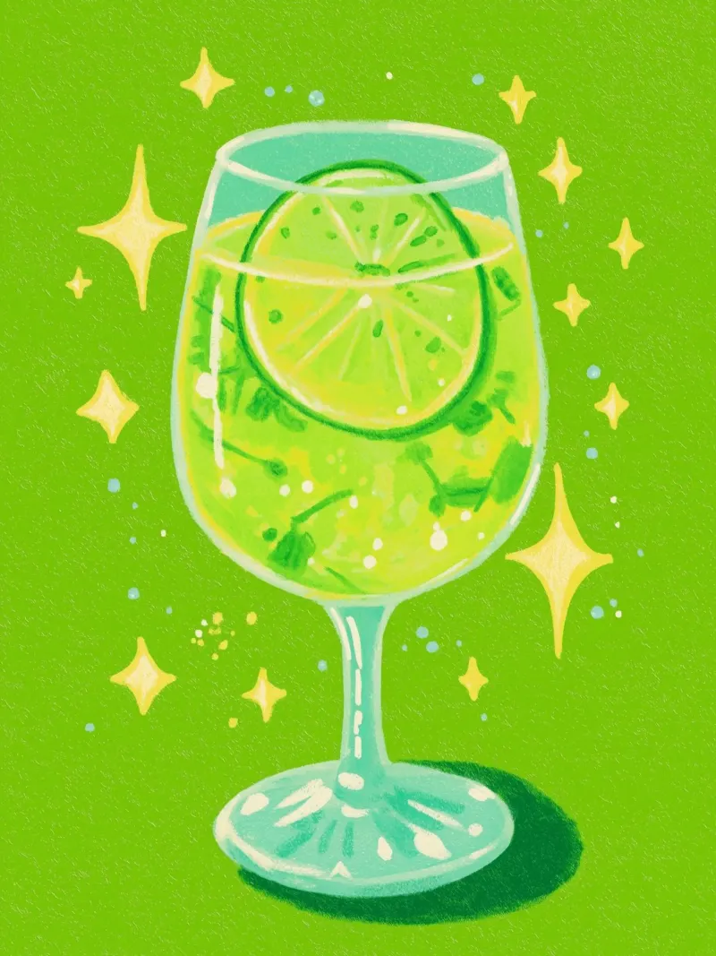 Fresh Lemonade canvas with Floater frame by Art Center