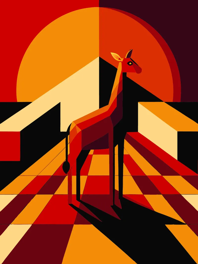 ciervo dibujo vectorial metacrilato de alghonee