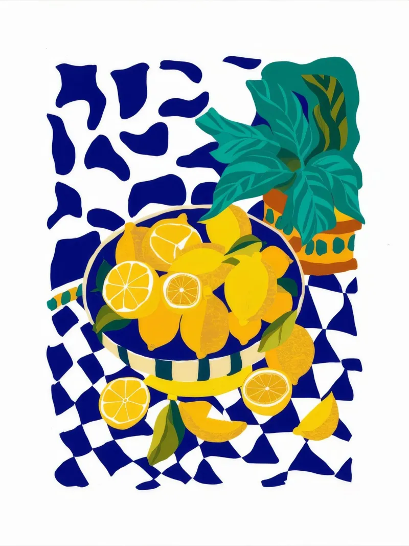 Lemon Pop Art pellicola backlit da Silk Palette