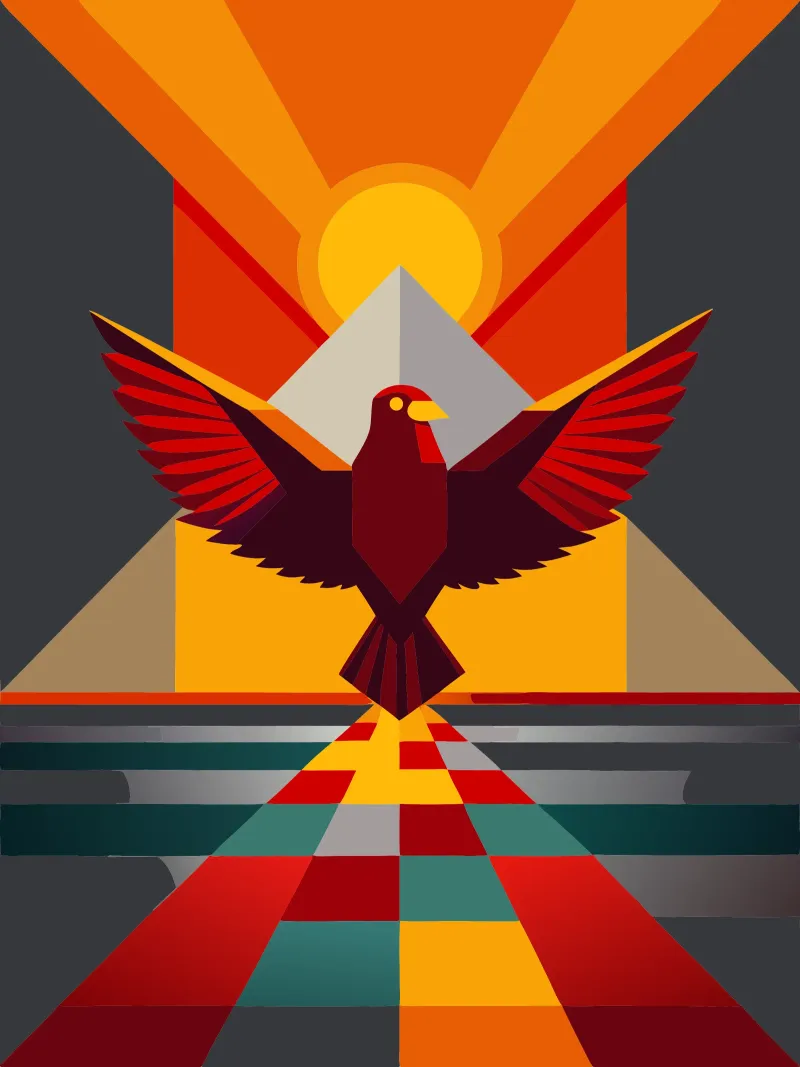 dessin vectoriel de l'aigle hahnemühle de alghonee