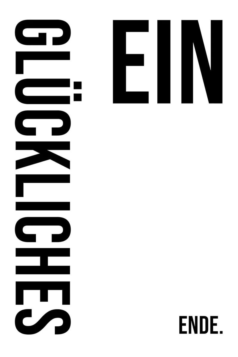 Un lieto fine pellicola backlit da YV TYPOGRAPHY