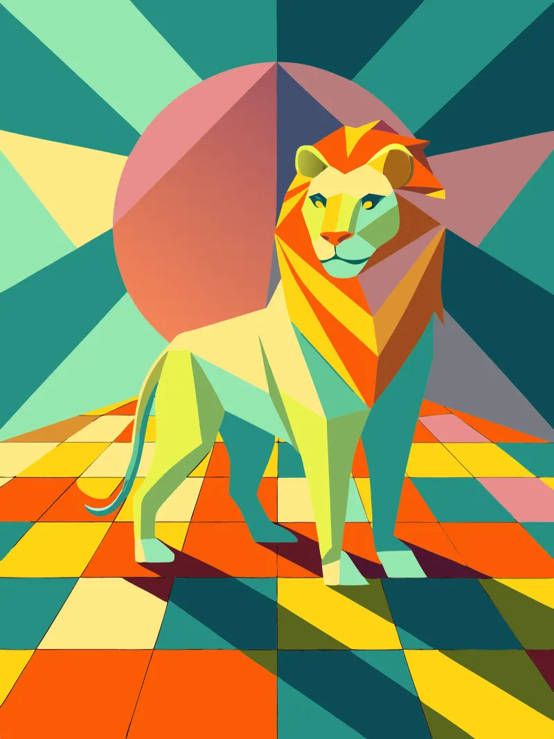 lyon vector art drawing hahnemühle by alghonee