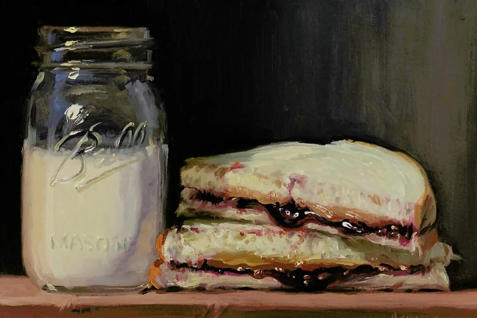 Pbj & Jar Of Milk pellicola backlit da Noah Verrier