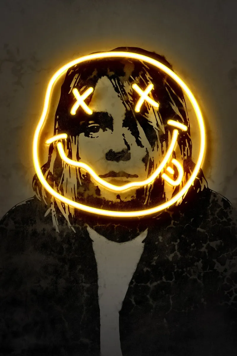 Kurt Cobain carta hahnemühle da Octavian