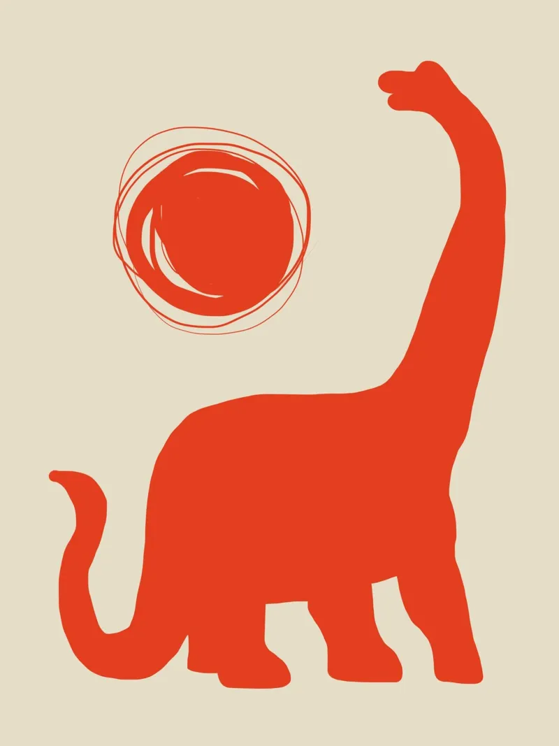 Vivaio brachiosauro poster da Little Dean