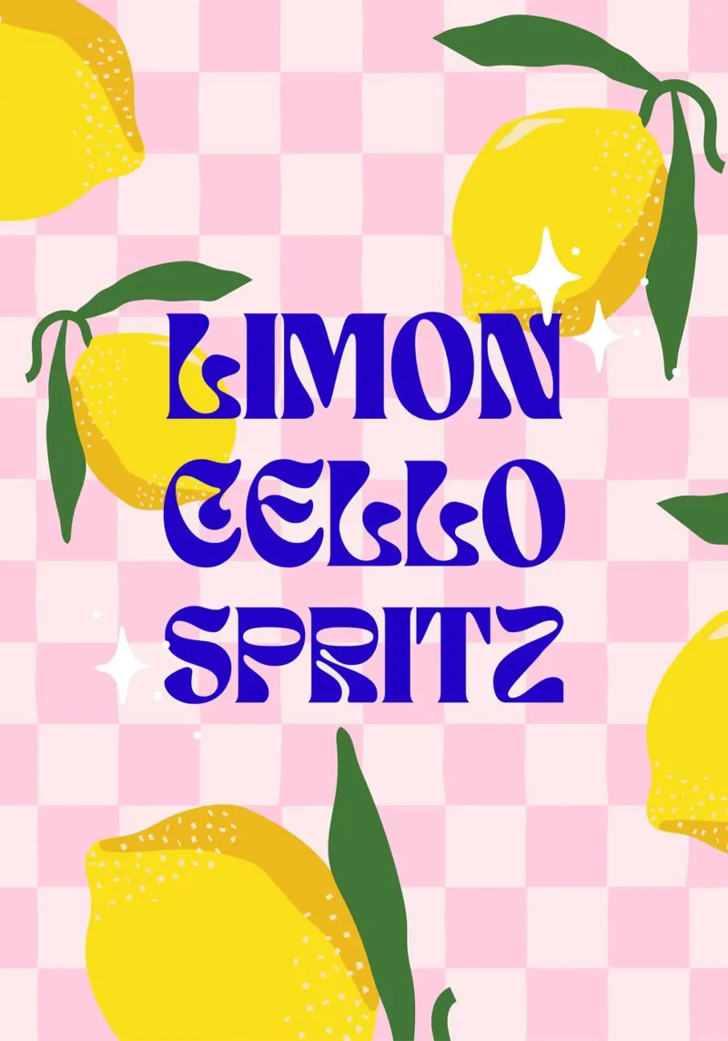Limoncello Spritz carta hahnemühle da Hafenkönigin