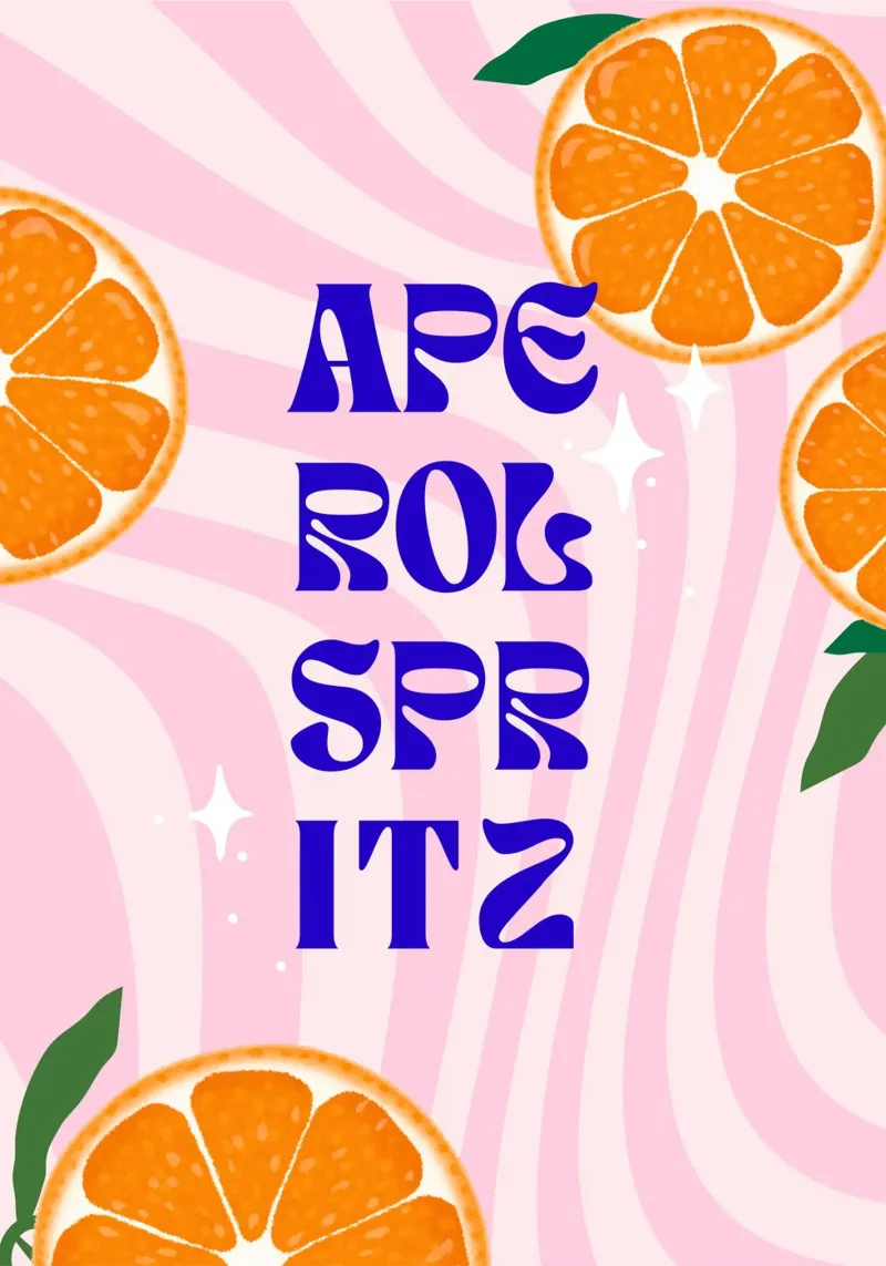 Aperol Spritz carta hahnemühle da Hafenkönigin