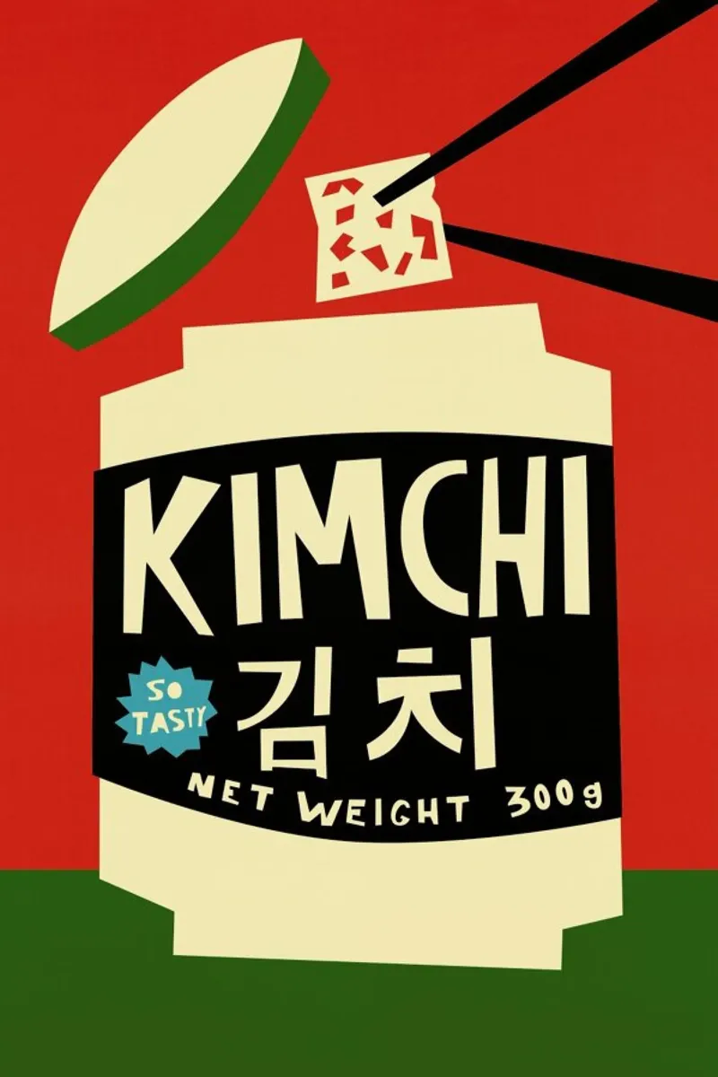 Kimchi pellicola backlit da Fox & Velvet