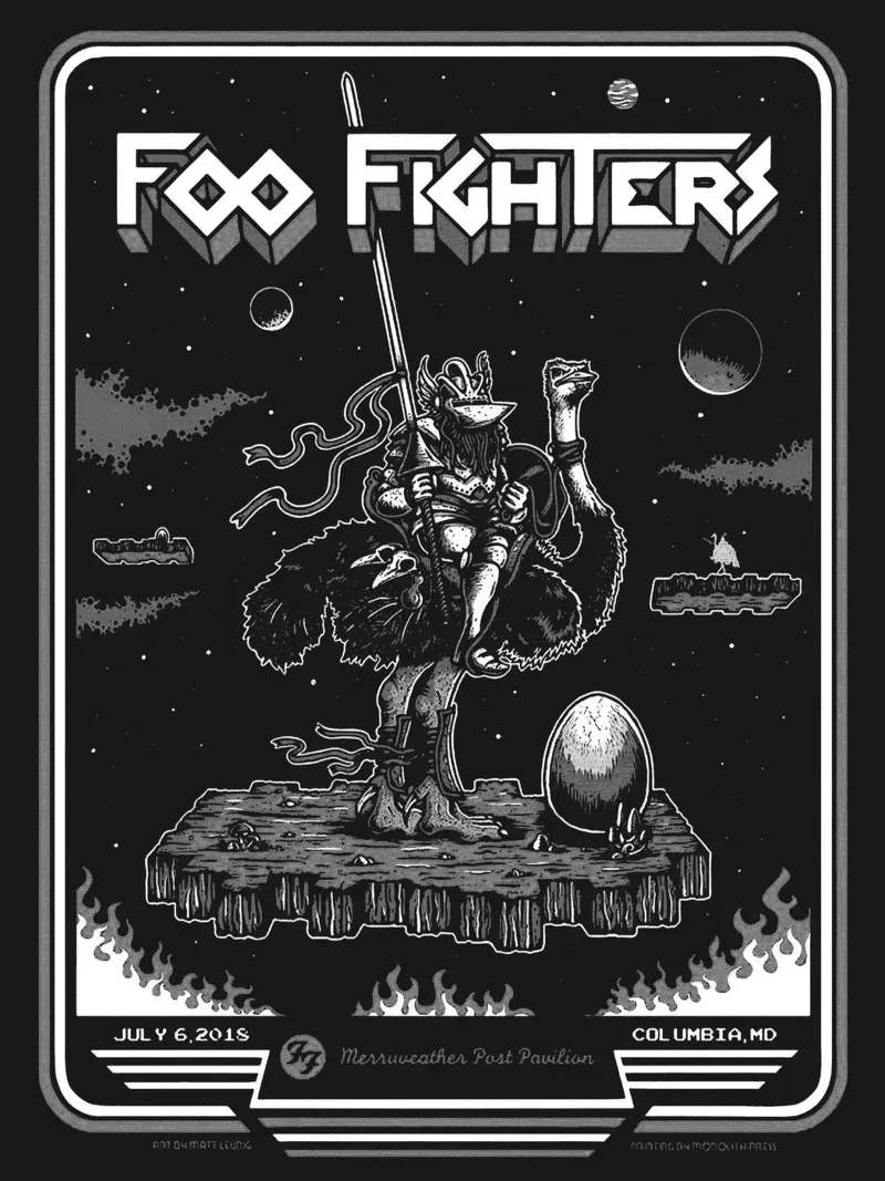 The Foo Fighters band pellicola backlit da vanhesling