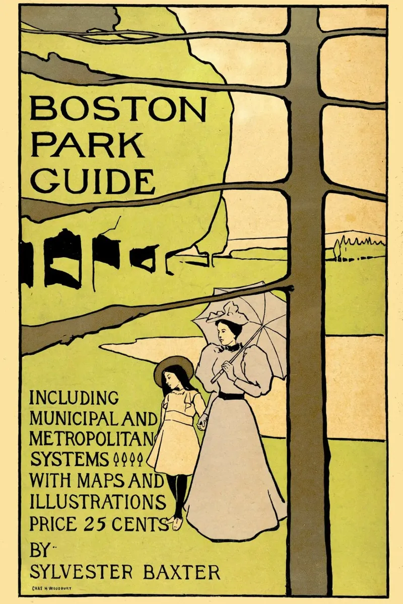 boston park guide canvas by Danielshop