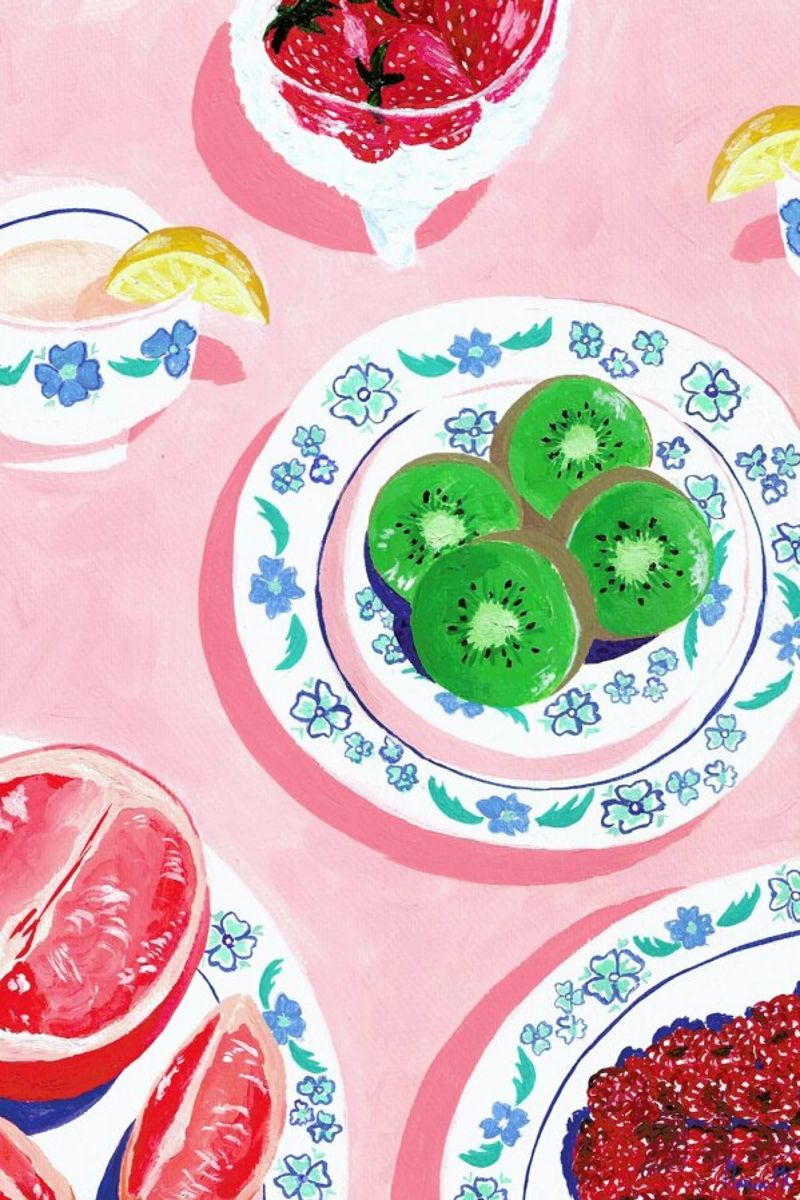 Summer Picnic poster by Berserk Prints by Maria M.C.