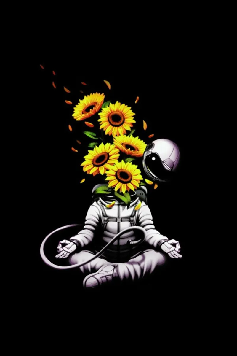 Meditation Astronaut Spring plexiglass da Tobe Fonseca
