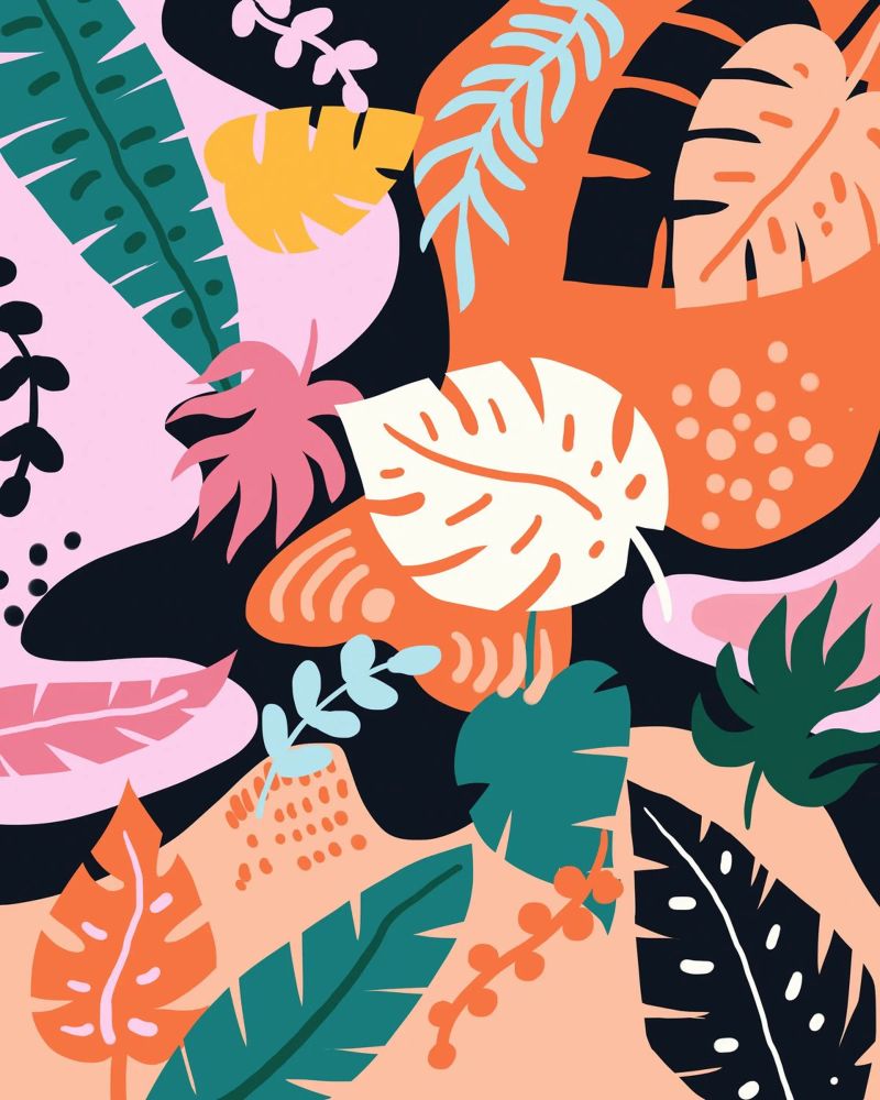Monstera Garden poster by 83oranges