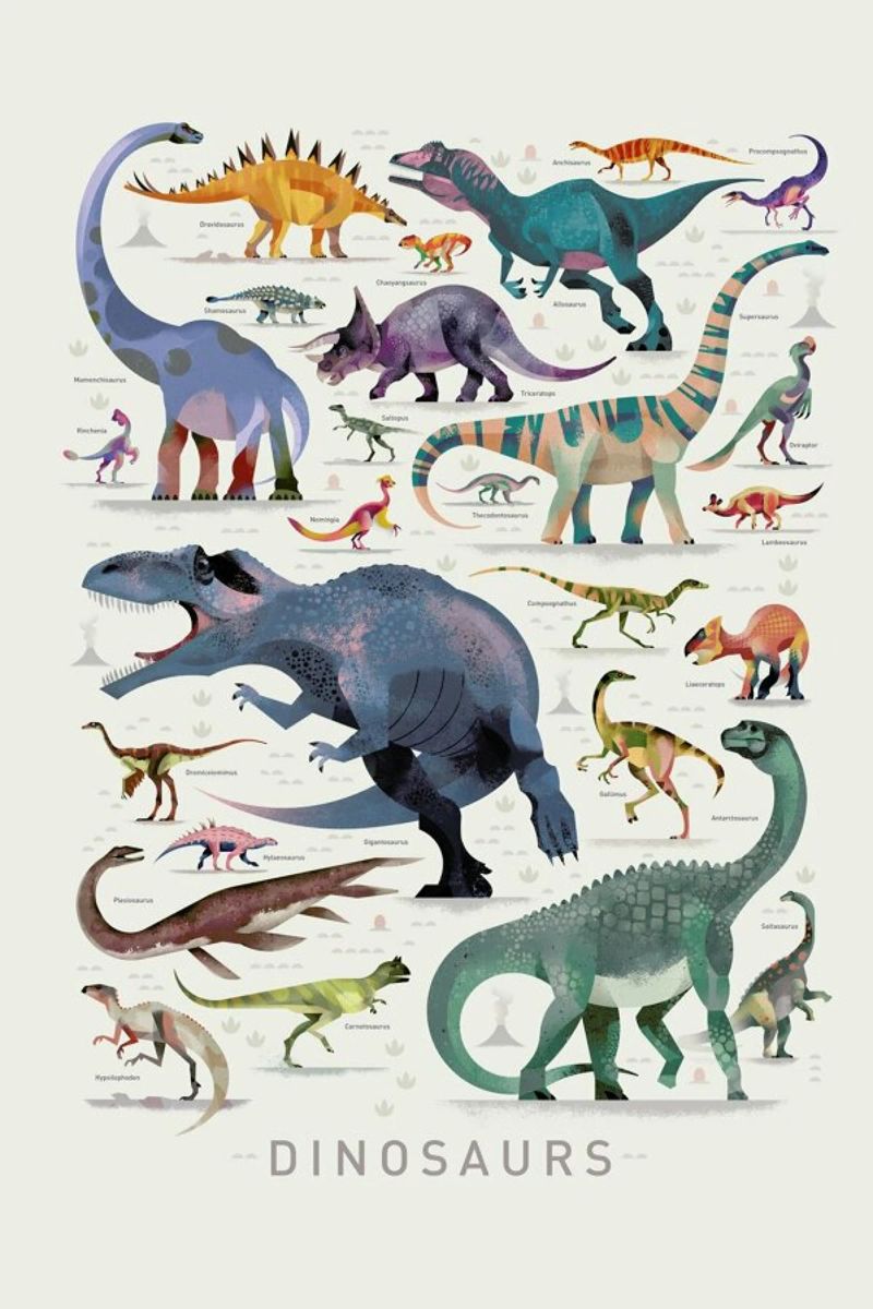 Dinosaurs poster de Dieter Braun